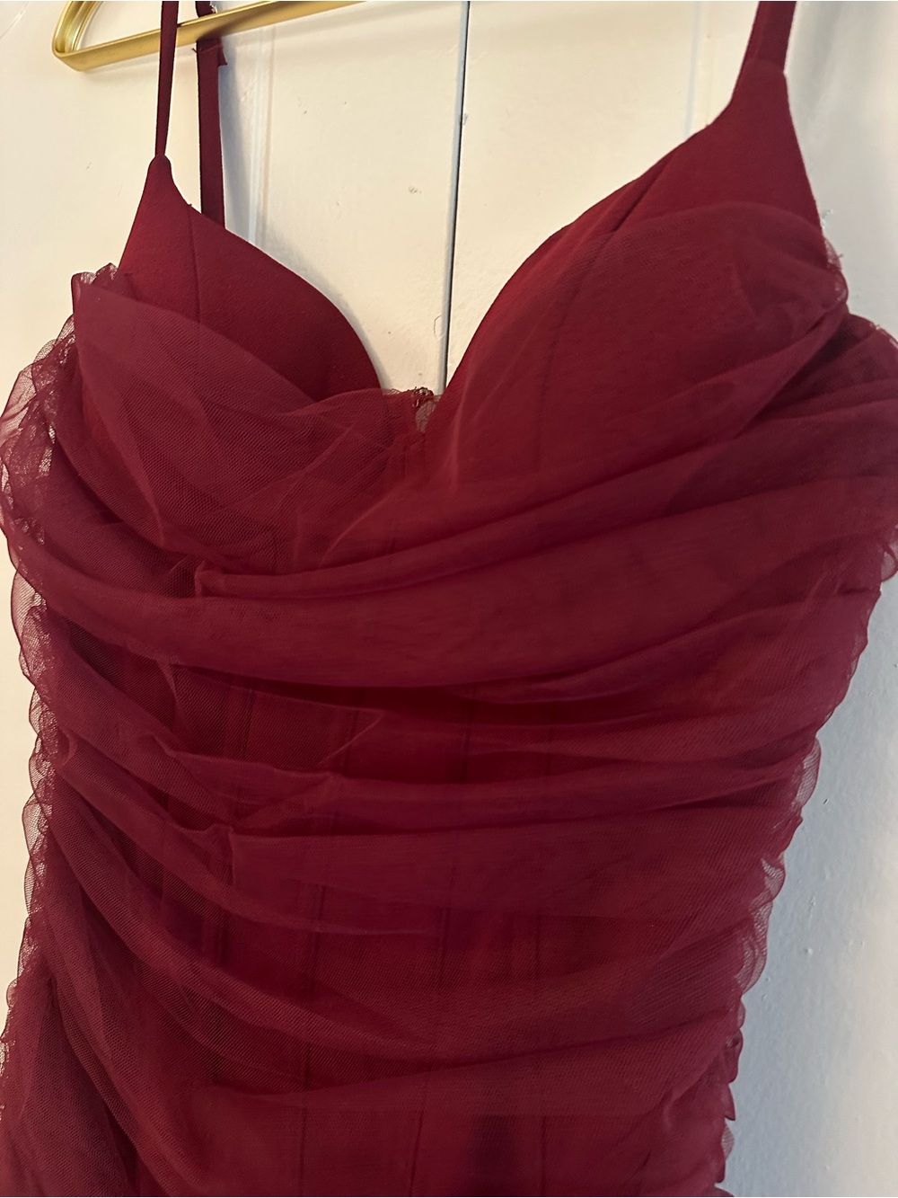 JLUXLABEL SCARLETT TRUE FORM RUCHED MIDI DRESS